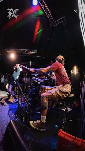 Riccardo on Instagram: "The stage was moving lol ahha #drum#drums#drummer#music#metal"