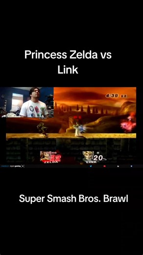 Princess Zelda vs Link - Super Smash Bros. Brawl (Wii)