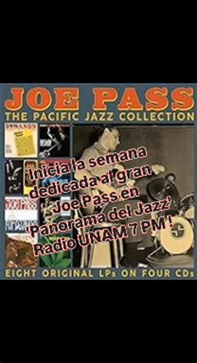 Roberto Aymes on Instagram: "Hoy iniciamos una semana para recordar al gran guitarrista Joe Pass en ‘Panorama del Jazz’, lo haremos con varios de sus álbumes de los años 60’s realizados en el sello “Pacific Jazz”. Iniciamos con “Synanon” de 1962, que es una grabación significativa, ya que este es el debut de Joe Pass en vinilo. Fue grabado mientras Pass aún era paciente en el Synanon Drug Center en California. Aquí Pass demostró ser una estrella. Es interesante notar que Pass tocaba una guitarra
