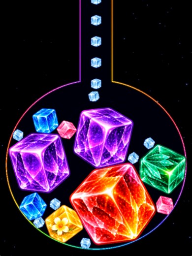 Satisfying Merge! 🧊❄️✨ Ice Cube Merge What would you like to see merge in the next video? 👀 #SatisfyingMerge #IceCubeMerge #IceCubes #Satisfying #Merge #Gaming #Godot #GameDev