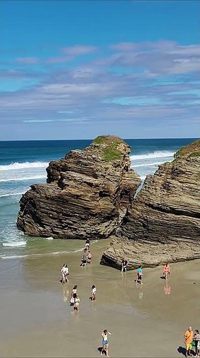 | Galicia, SPAIN 4K 🏖️🌊 Cathedrals Beach Walking Tour 2026