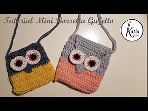 Tutorial uncinetto mini borsetta bambina