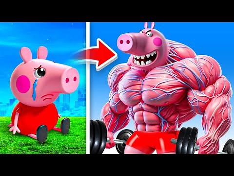 Growing STRONGEST PEPPA PIG In GTA 5!
