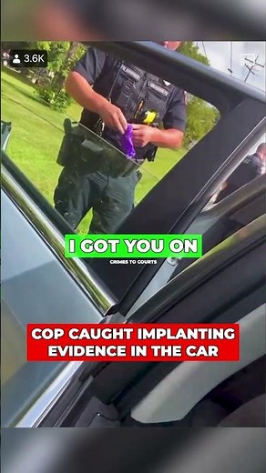 Tyrant Cop Caught Throwing Bag Into Car Attempts To Plant Evidence And Gets Caught on Camera!