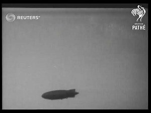 TRANSPORT: Aviation: HM Airship R100 launched in Yorkshire (1929)