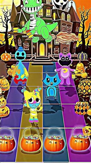 Characters running down the colorful purple track! 🏃 #PurpleTrack #Running