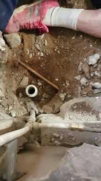 How to cut PVC pipe straight when it's down in a hole