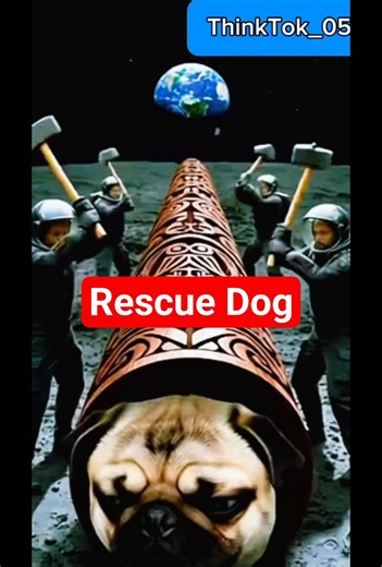 Rescue dog from a Tree Trunk.#Rescue #animal #Shorts #funny #dog