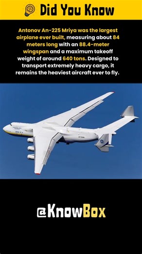 The Largest Plane Ever Built – Antonov An-225