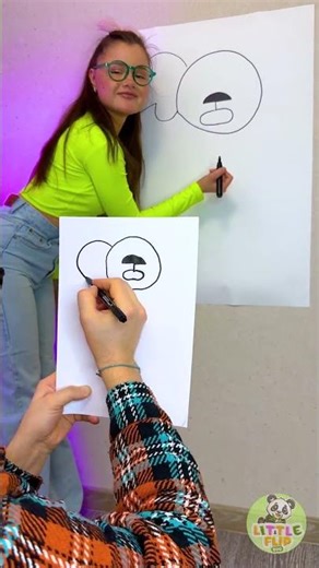 🎉 Mom vs Me 👩‍👧 Drawing Contest In Reverse! 🎨🐨 So Funny! 🔄✨ #FunForKids