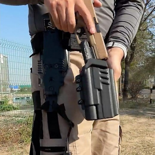 Glock Fast Draw Holster: The Ultimate Carrier for Olight Turbo/PRO Series Lights (Glock 17/19/34/45)