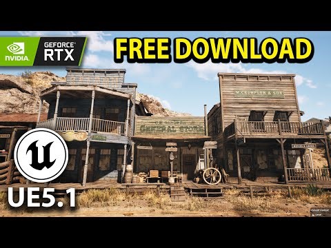 FREE Wild West Environment | Unreal Engine 5.1
