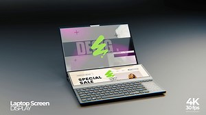 Modern Laptop Screen Mockup