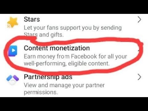 how to report for content monetization on facebook
