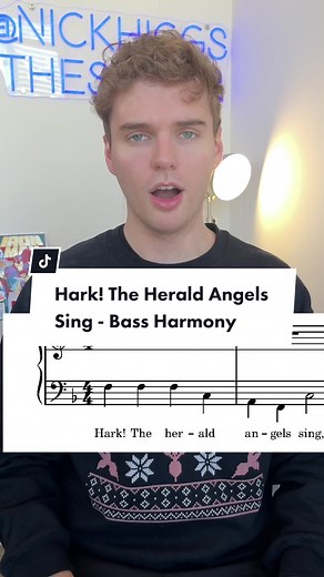 Hark The Herald Angels Sing - Bass Harmony