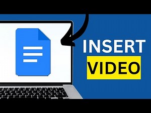 How to Insert a Video in Google Docs