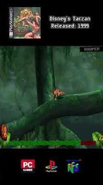 Videogame Disney Tarzan part 6 #tarzan #disneytarzan #tarzanps1 #ps1 #gameplay #gaming #retrogaming