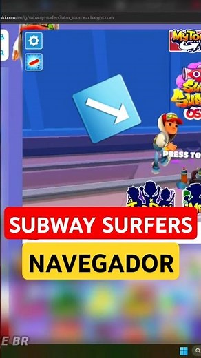 SUBWAY SURFERS no NAVEGADOR (COMO JOGAR) 🎮✅️ #subwaysurf #subwaysurfers #shorts