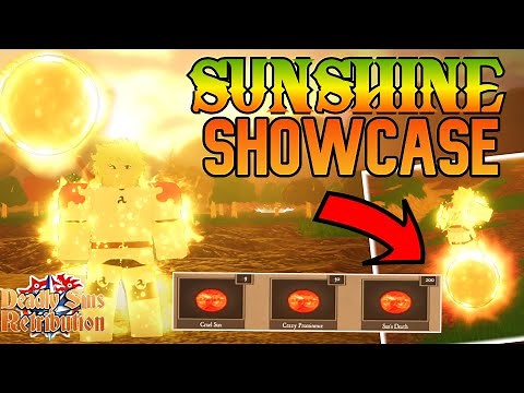 NEW SUNSHINE REWORK SHOWCASE IN DEADLY SINS RETRIBUTION