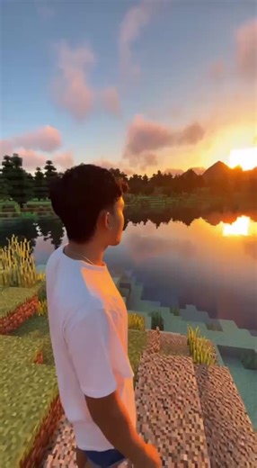 Exploring the Minecraft World Through Swimming Gameplay