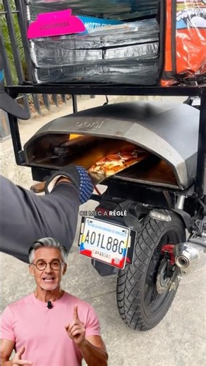 He created an entire restaurant on a motorcycle and it's working incredibly well. #businessidea #...
