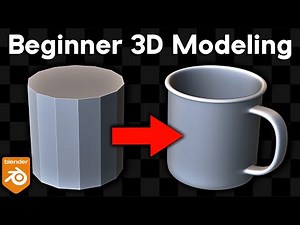 Modeling a Mug for Beginners - Easy Follow Along Tutorial