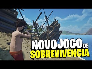 MUITO POTENCIAL! NOVO JOGO de SOBREVIVÊNCIA LEVE E GRÁTIS! - Beached #01