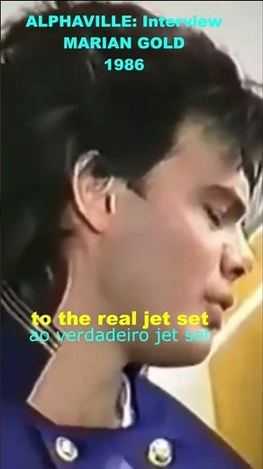 ALPHAVILLE 🎉 MARIAN GOLD ✨ Interview -Jet Set #shorts #synthpop #music#alphaville