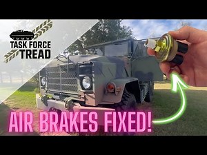 Fixing a Bad Air Brake Pressure Switch 💪 | M923A1 5-Ton Repair 🔧