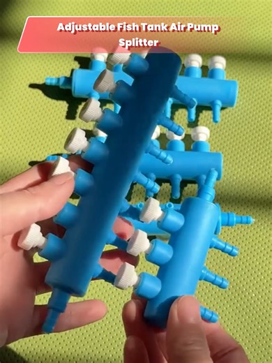 Adjustable Aquarium Air Pump Hose Splitter for Fish Tanks