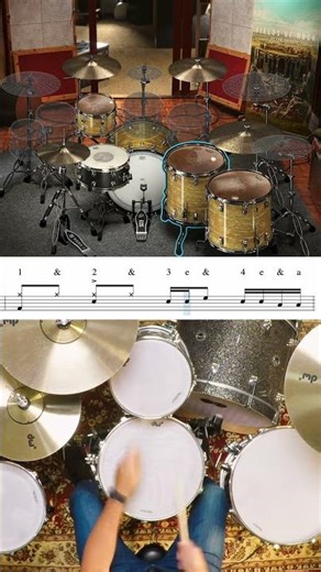 Beginner Drummers: An Easy Fill You Can Play Right Now #Shorts
