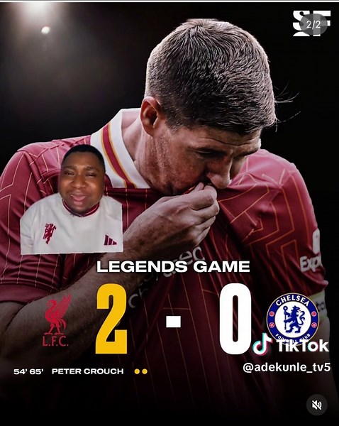 Peter Crouch Goal Highlights: Liverpool vs Chelsea Legends