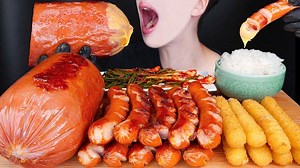 10K views · 380 reactions | ASMR GIANT SAUSAGE CHEESE STICKS COOKING MUKBANG ! | Jimmy ASMR | Facebook