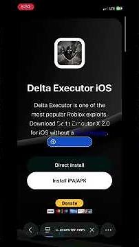Short tutorial on how to install delta iOS direct install no ipa #roblox #deltaios #delta #tutorial