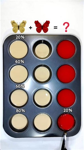 Shades of beige: let's add red 🎨💥 #art #colormixing #shorts #colorpalette