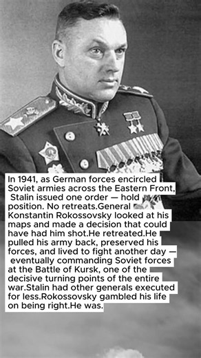 The Soviet General Who Refused Stalin's Order — and Saved His Entire Arm #ww2 #hero