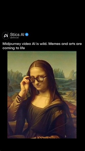 Stics AI | AI | Tech | Tools | on Instagram: "Midjourney Video AI can turn static memes and artwork into fully animated video scenes — frame by frame, motion comes alive. It blends style and realism to create surreal clips where drawings, edits, or internet jokes start moving like real footage. Here are 10 wild examples showing how AI brings creativity to life in the weirdest, most mesmerizing ways. Follow @stics.ai for more such content! #viral #aiart #meme #aivideo"