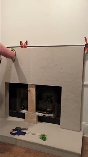DIY Plaster Fireplace