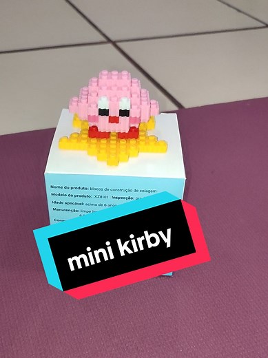 Crea un mini Kirby con piezas sobrantes de Lego