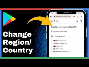 🌍 How To Change your Google Play Store Region/Country