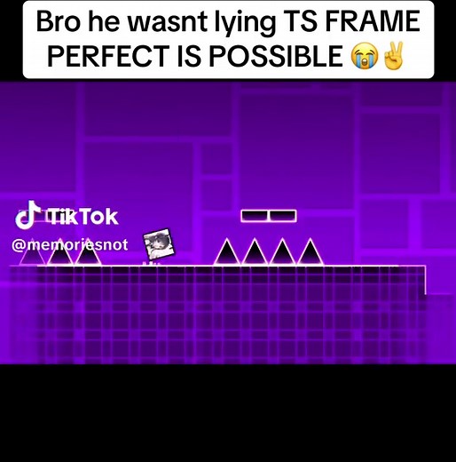 Achieving Perfect Frame in Geometry Dash Challenge
