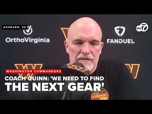 Commanders coach Dan Quinn: 'We took an L and have to learn from it'
