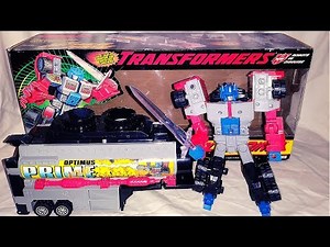 Unboxing Misb 1995's Transformer G2 Laser Optimus Prime review