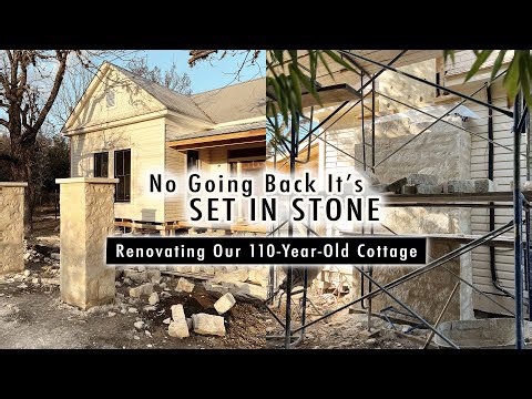 Designer Confirms Permanent Stonework Decision in Historic Cottage Remodel