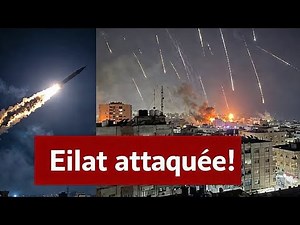 EILAT FRAPPÉE EN PLEIN CŒUR : Nuit sans précédent, missiles iraniens à fragmentation
