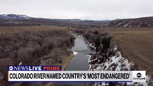 6.1K views · 129 reactions | The Colorado River, a major freshwater source for over 40 million people, has lost 20% of its water levels over the past 22 years and environmentalists forecast it's going to get worse. ABC News' Kayna Whitworth reports. https://abcn.ws/3EnXQ6c | ABC News Live | Facebook