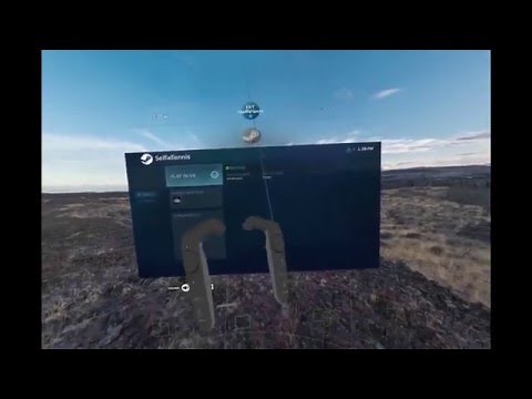 Valve's Steam Virtual Reality Interface and Web Browser - SteamVR