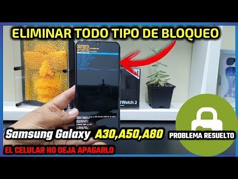 Hard Reset,Eliminar Contraseña,Pin o Patron SAMSUNG A30,A50,A80