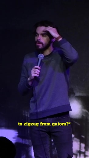 Evolution of Escaping Alligators: Straight Runs vs. Zigzagging