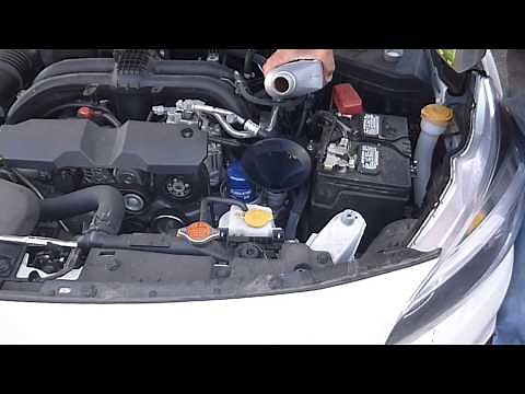 How to change oil on a 2016 Subaru Outback 2.5 liter